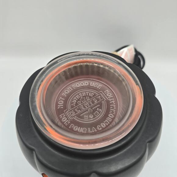 Scentsy Jack Wax Warmer Jack-O-Lantern Black Retired Halloween Full Size w/Box - Picture 5 of 9